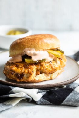 Air Fryer Chicken Sandwich