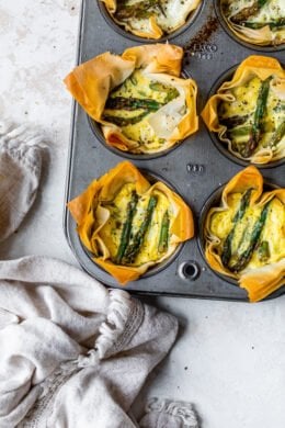 Asparagus Tartlet