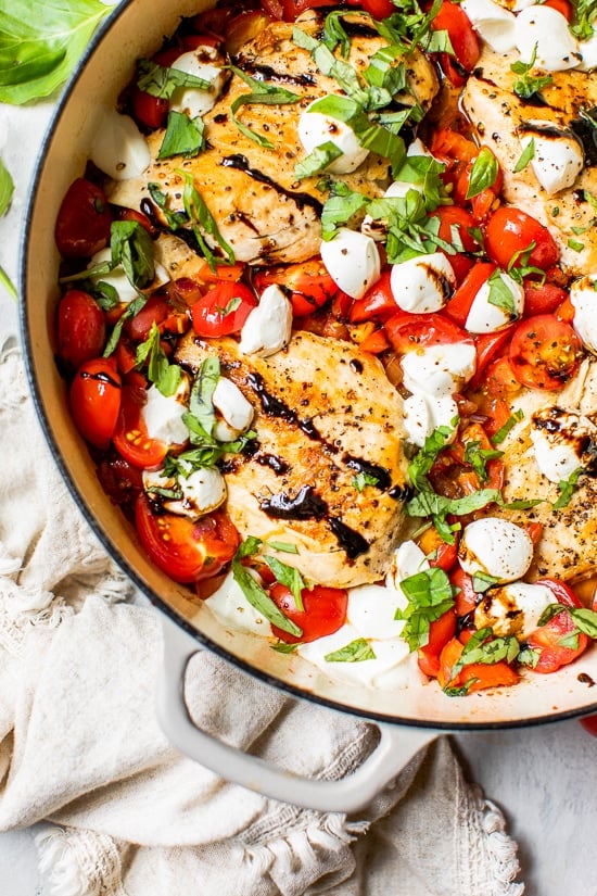 Caprese Chicken Skillet