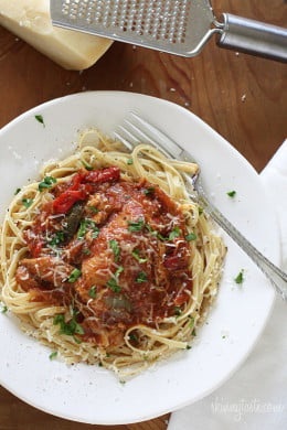 Crock Pot Chicken Cacciatore