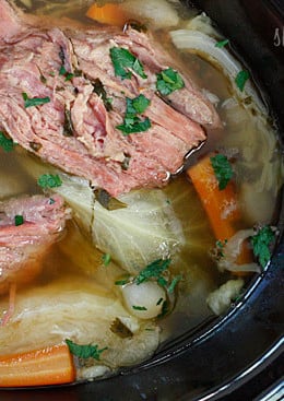 The easiest way to make Crock Pot Corned Beef and Cabbage is in the slow cooker! The slow cooking makes this beef so tender and delicious.