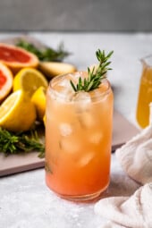 Grapefruit Ginger Kombucha Mocktail