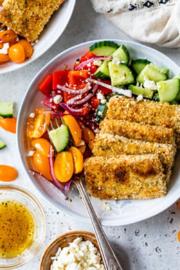 Greek Tofu Bowl