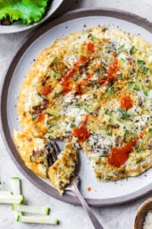 High Protein Zucchini Omelet