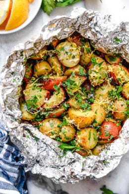 Lemon-Parsley Foil Packet Potatoes