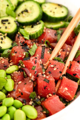 Ahi Tuna Poke Salad