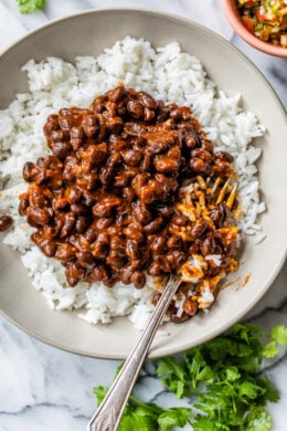 black beans and rice