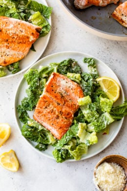 Salmon Caesar Salad