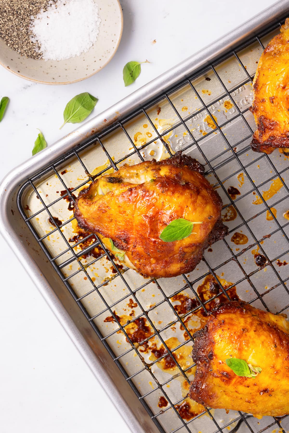 Crispy Baked Chicken Thighs