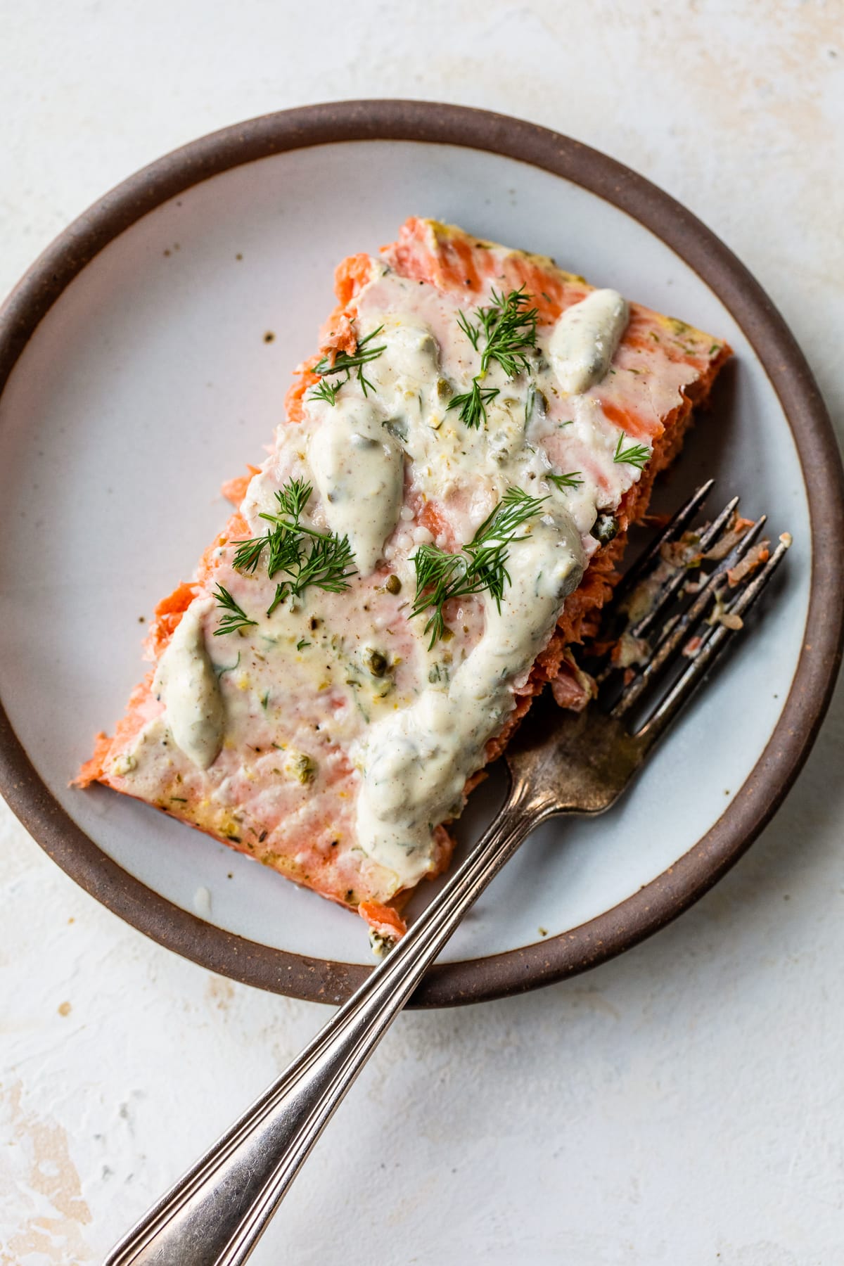 Slow-Roasted Salmon with Creamy Mustard Sauce