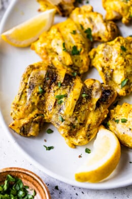 Yogurt-Marinated Chicken Thighs