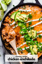 chicken enchilada skillet